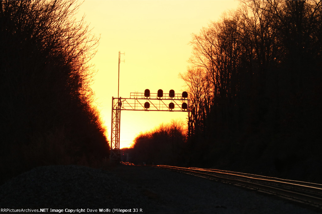 Sunset at Manville